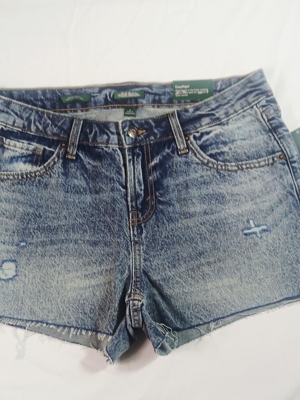 Wild fable Distressed Medium Wash Denim Shorts
